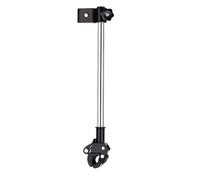 Générique Bike Umbrella Attachment Mount, Adjustable No-Drill Umbrella Stand, Flexible Clamp-on Bracket Design, Hands-Free Shade Holder, for Bikes Wheelchairs Teens Family Girls Women