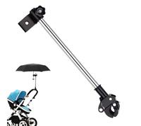 Générique Bike Umbrella Holder, Adjustable Stroller Stand, No-Drill Attachment Mount, Flexible and Sturdy Design, Ideal for Husband, Friends, Family, Women, Boys, Girls, Daughter, 0.75-1.57 inches