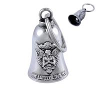 Générique Biker Bells for Motorcycles, Angel Bells for Motorcycles, Steel Alloy, Luck Angel Gremlin, Mulitfunctional, for Men Women Riders and Adults Kids Protection Safety