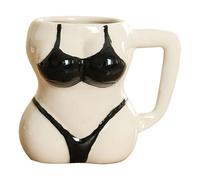 Générique Bikini Coffee Cup - Body Art Tea | Desk Decor Drinking Cups, Funny Female Design, Sexy Mugs for Men Women
