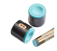 Générique Billiard Chalk - 2 Pieces Anti Slip Pool Cue Chalk 2.5cm Compact Dry Formula for Smooth Cue Control | Lightweight 36g Set for Tournament Practice Home Club Entertainment and Daily