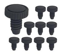 Générique Billiard Plug Pads, Cue Tail Sleeves, Soft Rubber Protective Caps, Lightweight Dustproof Design, for Husband Beginner Boyfriend Lover Family Friends Use, 10 Pieces, 0.85x0.68 inches