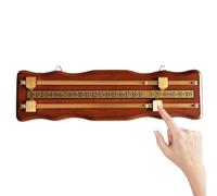 Générique Billiard Score Board, Wooden Result Keeper, Counter, Easy Read Reusable Game Scoreboard for 2 Player Billiards Football Pool Game Room Bar Sports Accessory Use Durable