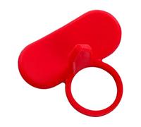 Générique Billiards Training Bracelet, Compact Silicone Training Equipment, Action Target Loop, Flexible Billiard Trainer Accessories, for Straight Cue Practice Tool, Sturdy, Black Red