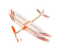 Générique Biplane Model Kit, Rubber Band Airplane Toy, Compact Aircraft Building Set, 19.69x16.93 inches Colorful Educational Design, Easy Assembly for Kids, Indoor & Outdoor Learning Fun