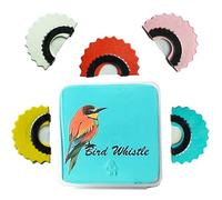 Générique Bird Attracting Chirping Toy, 5 Colors Warbling Bird Call Whistle, Wacky Warbling Birds Call Whistle, Birds Caller Tongu(1 Set 5pcs)