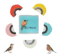 Générique Bird Attracting Chirping Toy, 5PCS Colors Warbling Birds Call Whistle, Bird Caller Tongue,Warblers Original Magic Birds Whistle (2 Pcs)