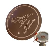 Générique Bird Bath Copper Disc Insert - Purification Cleaning Tray Universal Safe Plate for Baths Backyard Garden Outdoor Balcony Fountain Use | Ideal Hummingbird Bee Butterfly Wildlife Attraction