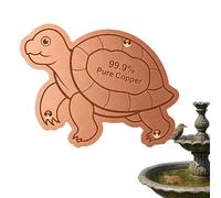 Générique Bird Bath Copper Disk - 4.84 inch Copper Bird Bath Tray | Marine Creature Shape Three Point Support | Physical Water Purification for Outdoor Garden All Seasons. Coppers,35g.
