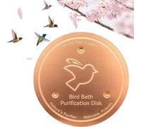 Générique Bird Bath Copper Disk - Bird Bath Copper Disk for All Seasons, Pure Coppers Physical Water Purification, for Outdoor Birds Baths, Bowl and Garden Fountain (Style-A)