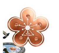 Générique Bird Bath Copper Disk - Copper 3.94 inches, Purification Panel Weatherproof | Bird Bath Cleaner for Home Backyard Garden Courtyard Homeowners Gardeners Enthusiasts