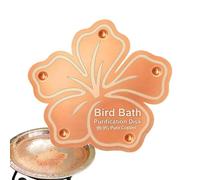 Générique Bird Bath Copper Disk - Copper 3.94 inches, Purification Panel Weatherproof | Bird Bath Cleaner for Home Backyard Garden Courtyard Homeowners Gardeners Enthusiasts