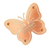 Générique Bird Bath Copper Disk,Universal Safe All-Season Copper,Bird Bath Cleaning Disk - for Yard Patio Balcony Lawn Grassland Outdoor Decor