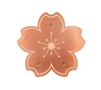 Générique Bird Bath, Copper Disk, Water Cleaner, Triple-Point Support, Patina Control Design, Oxidation Regulator, Garden Accent, Balanced Weight, Outdoor Display Use, 3.94x3.94 inches