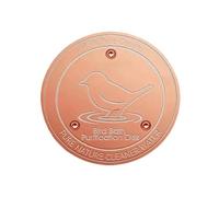 Générique Bird Bath Copper Disk - Water Cleaning Tray | Metal Accessory