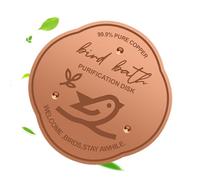 Générique Bird Bath Disk | 0.6MM Thick Water Purifier Cleaning Tray - Physical Safe Bird Bath Purification Disc | for Hummingbird, Pond, Backyard, Habitat, Landscape, Public Park, Patio