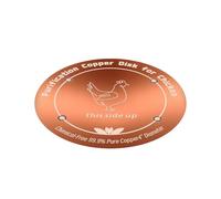 Générique Bird Bath Disk- 3.94in Bird Bath Cleaner | Birds Baths Copper Disk Purification for Outdoor Fountains, 40g Metal Cleaner Disks for Livestock Poultry Farm and Garden Bowl