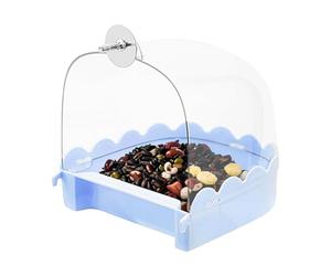 Générique Bird Bath for Cage - Cockatiel Bird Bath House, Multifunction Cleaning Pet Supplies, Birds Cage Accessories Clear Bathtub for Birds, Like Lovebirds, Finches, Parakeets, Mannikin