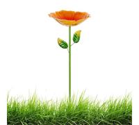 Générique Bird Bath - Rustproof All Weather Flower Shaped Birdbath