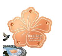 Générique Bird Bath Water Purifier Copper - Physical Safe All-Season Purification | Weatherproof Copper ION Bird Bath Cleaner | for Garden Patio Backyard Courtyard, Keeps Birdbath Water Clean