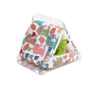 Générique Bird Bed for Cage - 18x14x19cm Acrylic Cotton Nest | Warm Hammock Perch, Winter Sleeping Hammock for Parakeet Conure Cockatiel Canary Bunny Guinea Chinchilla Lovebird Pet Comfort