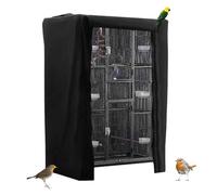 Générique Bird Cage Cover - Universal Pet Cage Night Cover, Large and Extra Large Bird Protector | Providing Privacy and Comfort for Cats, Small Animals, Protecting Feathered Pets from Drafts & Dust