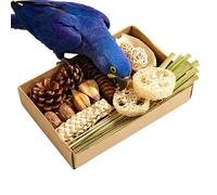 Générique Bird Chewing Toy, Foraging Shredding Enrichment Activity Box