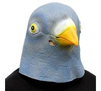 Générique Bird Costume Face Cover, Funny Latex Animal Headgear Halloween Cosplay, Realistic Full Head for Festival Performance Party Carnival Masquerade Outdoor Holiday Events Adults Women Men Teens
