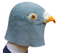 Générique Bird Costume, Halloween Face Cover, 11.81x9.84in Funny Latex Headgear, Realistic Animal Design, Authentic Breathable Fit for Performance, Outdoor Festival, Carnival, Party