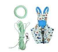 Générique Bird Diaper Harness - Adjustable Parrot Training Suit with Rope