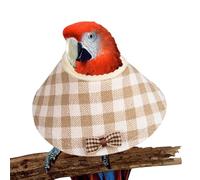 Générique Bird Feather Plucking, Adjustable Recoveries, 2.36x2.76in Pet Neck Cover, Protective Collar, Healing Recovery Cone for Quaker, Monk Parakeets, Cockatiel