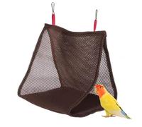 Générique Bird Hammock Bed, Soft Breathable Nest for Sleeping, Cozy Cockatiel Ladders, Perfect for Breeding Season, Indoor Outdoor Garden Balcony Patio Yard, Comfortable Shelter, 11.81x9.84x7.87 in
