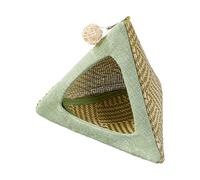 Générique Bird Hammock Cage, Hangable Birds Sleeping Hut, Cooling Hammock for Cockatiel, Macaw, Lovebird, Woven Parakeet Resting Hideaway, Comfortable Pet Bed 7.28x7.28 inches