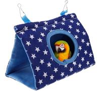 Générique Bird Hammock - Warm Triangular Playground Tent Swing | Parakeet Cage Bed - for Canary Cockatiel Conure Lovebird Finch Winter Season