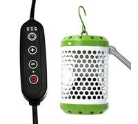 Générique Bird Heat Lamp - 12.5x8.5x8.5cm Energy-Saving Safety Lamp, Anti-Scald Heating, Metal Construction | Reptiles Snakes Lizards Frogs Parrots Chicken Coop Bathroom Terrarium Pet Heater