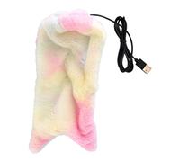 Générique Bird Heating Pad - USB Pet Warmer | Plush Electronic Bird Warmer, Foldable Mat, 40c Controlled Temperature, Portable Lightweight Design, Ideal for Small Birds Parrots and Winter Use