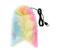 Générique Bird Heating Pad - USB Pet Warmer | Plush Electronic Bird Warmer, Foldable Mat, 40c Controlled Temperature, Portable Lightweight Design, Ideal for Small Birds Parrots and Winter Use