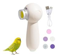 Générique Bird Nail Grinder, Beak Trimmer, Noiseless Rechargeable Multipurpose Bird Grooming Tool for 6 Grinding Heads & Low Vibration, Cockatiels, Parrots, Hamsters, 5.12x3.15x1.97 inches