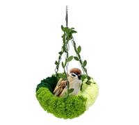 Générique Bird Nest for Cage - Warm Plush Hanging Bird Hammock Parrot Bed House Soft Nest for Finch Conure Cockatiel Canary Indoor Outdoor Sleeping Breeding Cage