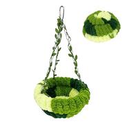 Générique Bird Nest for Cage, Warm Plush Pet Hammock, Parrot Bed and Parakeet House Material, Sleeping Tool for Finch and Conure, Nursing Bed for Cockatiel Canary Indoor Outdoor Cage