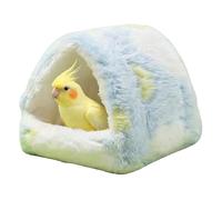 Générique Bird Nest - Plush Warm Bird Bed | Soft Winter Plush Nest for Hummingbirds, Parrots, Parakeets, Cockatiels, Conures, Canaries, and Caiques, and Comfortable Sleeping Bed