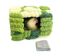 Générique Bird Nest - Plush Warm Breeding Cave, Winter Parakeet Bed, Soft Roosting Nest for Macaw, Cockatiel, Hummingbird, Conure, Hamster, Squirrel, and Small Animals, Pet Sleeping Spot