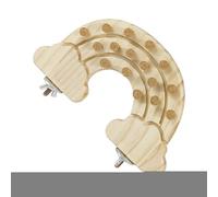 Générique Bird Perch Stand, Parrot Chewing Stopper Toy, Durable Bird Chewing Toy for Small Budgies, Conures, Parakeets, Cockatiels, and Lovebirds, Fun and Safe Parrot Stand for Playing, Beak Exercise