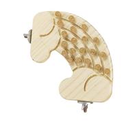 Générique Bird Perch Stand, Parrot Chewing Stopper Toy, Durable Bird Chewing Toy for Small Budgies, Conures, Parakeets, Cockatiels, and Lovebirds, Fun and Safe Parrot Stand for Playing, Beak Exercise