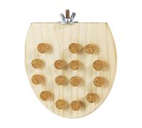 Générique Bird Perch Stand, Parrot Chewing Stopper Toy, Durable Bird Chewing Toy for Small Budgies, Conures, Parakeets, Cockatiels, and Lovebirds, Fun and Safe Parrot Stand for Playing, Beak Exercise