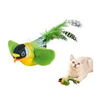 Générique Bird Toy Cats - Interactive Cat Toy, Feather Cat Teaser | Engaging Bird Toy Indoor Cats, Durable Cat Toy Feathers Bell, Fun Cat Toy Active Play Toy Stimulating Cat Toy for Active Play
