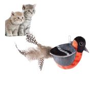 Générique Bird Toy Flapping, Interactive Chirping Cat Toy, 20x6x5cm, Realistic Moving Wing Action, Automatic Sound Activated Play for Indoor Cats Kittens Entertainment and Exercise
