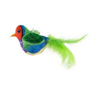 Générique Bird Toy Flapping, Realistic Chirping Bird with Wings, Compact Engaging Pet Design, Soft Interactive Flying Cat Toys for Indoor Exercise, Play, Mental and Physical Stimulation