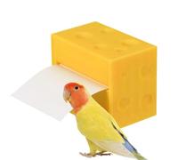 Générique Bird Toys Compact Interactive Cheese Block Shape Easy to Install