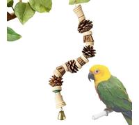 Générique Bird Toys for Parakeets - Wooden Climbing Bird Toy